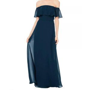 Bill Levkoff Bridesmaids Dress Navy